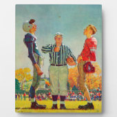 Coin Toss van Norman Rockwell Fotoplaat (Voorkant)