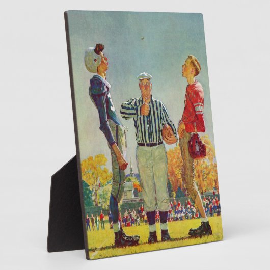 Coin Toss van Norman Rockwell Fotoplaat (Zijkant)