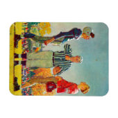 Coin Toss van Norman Rockwell Magneet (Horizontaal)