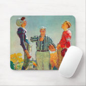 Coin Toss van Norman Rockwell Muismat (Met muis)