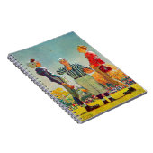 Coin Toss van Norman Rockwell Notitieboek (Rechterzijde)