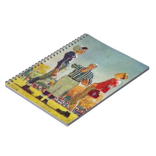 Coin Toss van Norman Rockwell Notitieboek (Linkerzijde)