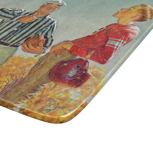 Coin Toss van Norman Rockwell Snijplank (Hoek)