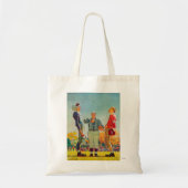 Coin Toss van Norman Rockwell Tote Bag (Voorkant)