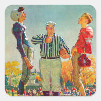 Coin Toss van Norman Rockwell