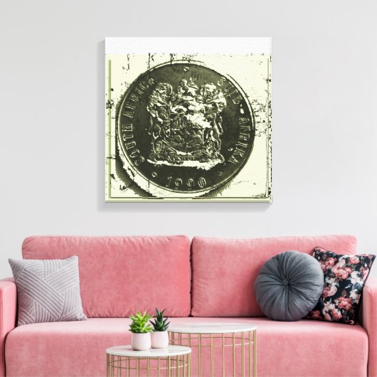 Coins Canvas Afdruk (Insitu (Woonkamer))