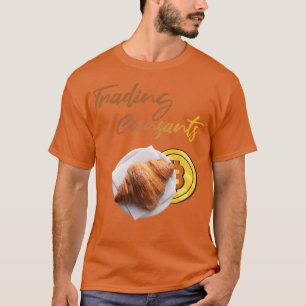 Coinsants Cryptocurrency en ontbijt T-shirt