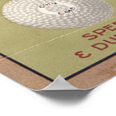 Coir core golf ball, 1907 poster (Hoek)