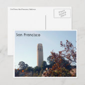 Coit-toren Briefkaart (Voorkant / Achterkant)