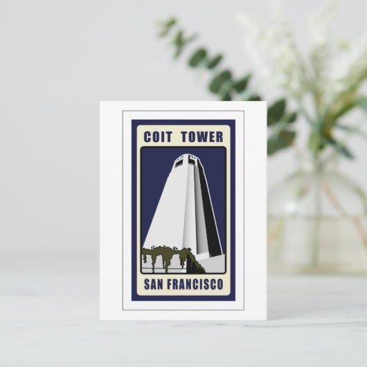 Coit Tower Briefkaart (Staand voorkant)