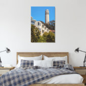 Coit Tower Canvas Afdruk (Insitu (Slaapkamer))