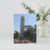 Coit Tower on Telegraph Hill in San Francisco Briefkaart (Staand voorkant)