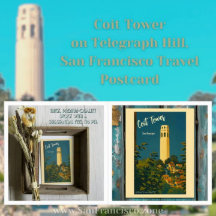 Coit Tower op Telegraph Hill, San Francisco Reis