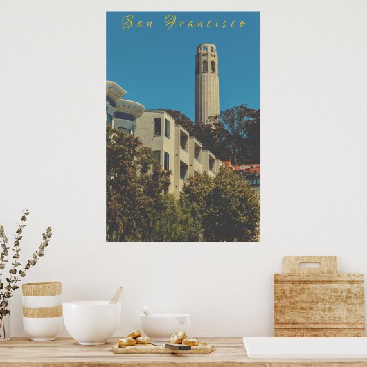 Coit Tower Poster (Keuken)