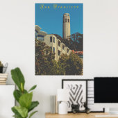 Coit Tower Poster (Thuiskantoor)