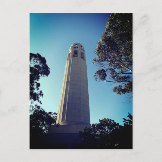 Coit Tower, San Francisco #2 Briefkaart (Voorkant)