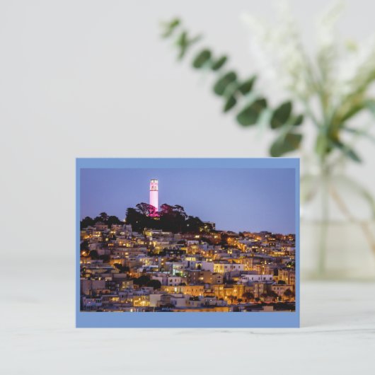 Coit Tower San Francisco Briefkaart (Staand voorkant)