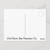 Coit Tower San Francisco Briefkaart (Achterkant)