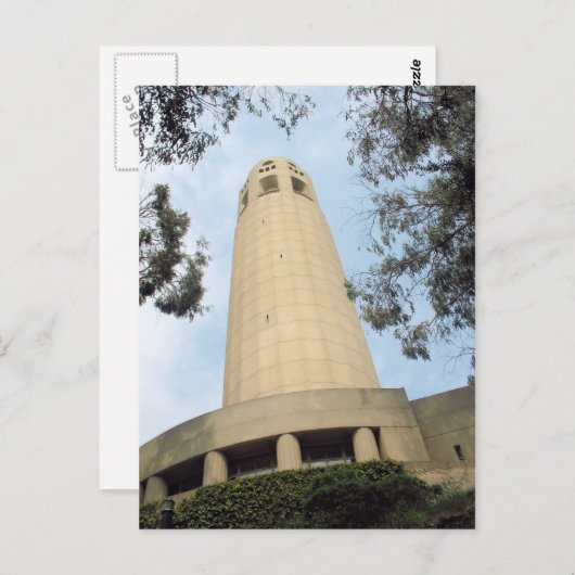 Coit Tower - San Francisco Briefkaart (Voorkant / Achterkant)