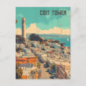 Coit Tower San Francisco Briefkaart (Voorkant)
