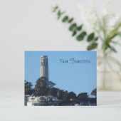 Coit Tower- San Francisco Briefkaart (Staand voorkant)