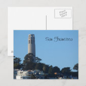 Coit Tower- San Francisco Briefkaart (Voorkant / Achterkant)