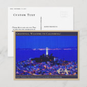 Coit Tower San Francisco California Landmark Briefkaart (Voorkant / Achterkant)