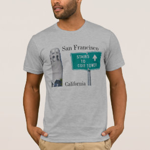 Coit Tower, San Francisco, Californië T-shirt