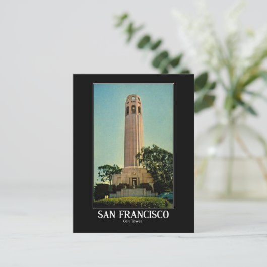 Coit Tower Uitzicht, San Francisco Briefkaart (Staand voorkant)