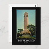Coit Tower Uitzicht, San Francisco  Briefkaart (Voorkant / Achterkant)