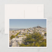 Coit Tower vanuit Russian Hill San Francisco Briefkaart (Voorkant / Achterkant)