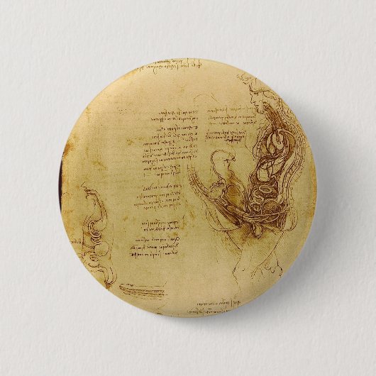 Coïtie van een verstrooid man en vrouw ronde button 5,7 cm (Voorkant)