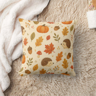 Cojín con patrón otoñal ideal para decoración kussen