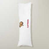 Cojin de capybara lichaamskussen (Voorkant Verticaal)