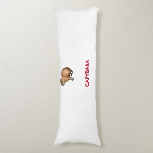 Cojin de capybara lichaamskussen (Voorkant Verticaal)