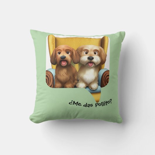 Cojín Decorativo “Amiguitos Peludos” Kussen (Voorkant)