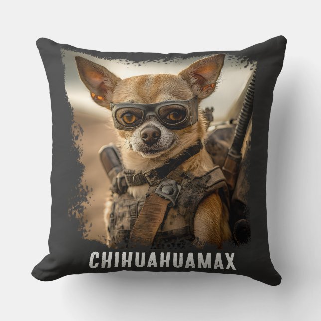 Cojín Decorativo Chihuahua Fury: Mad Edition" Kussen (Voorkant)