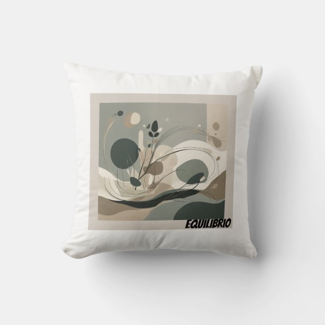 Cojín Decorativo Minimal Equilibrio Kussen (Voorkant)