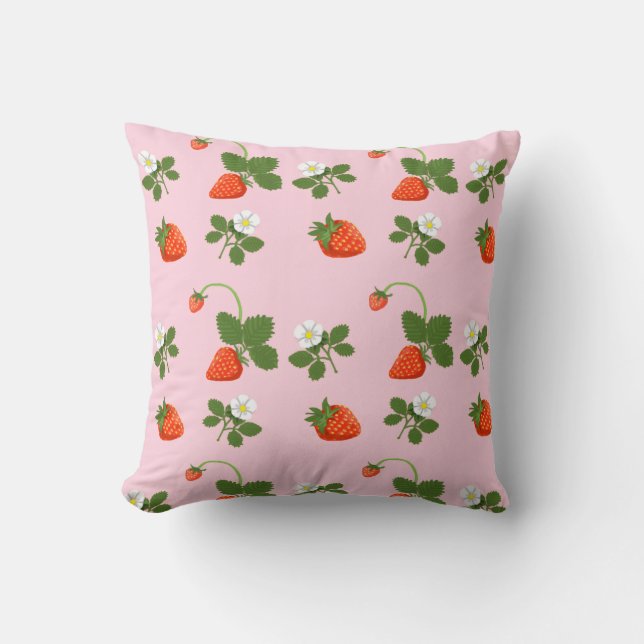 Cojín Decorativo Strawberries Kussen (Voorkant)