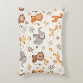 Cojín infantil con leones, jirafas y elefantes accent kussen (Voorkant(Verticaal))