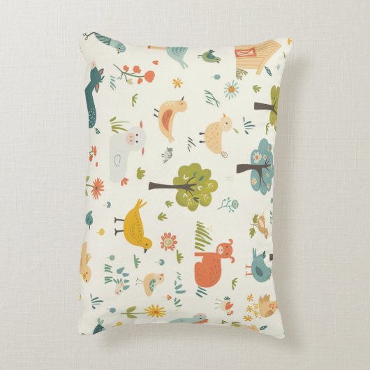 Cojín infantil de animales de granja accent kussen (Achterkant (Verticaal))