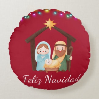 Cojín nacimiento navidad rond kussen