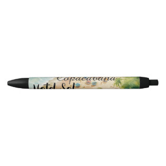 Cojín Playero Personalizable Copacabana Hotel Sol Zwarte Inkt Pen