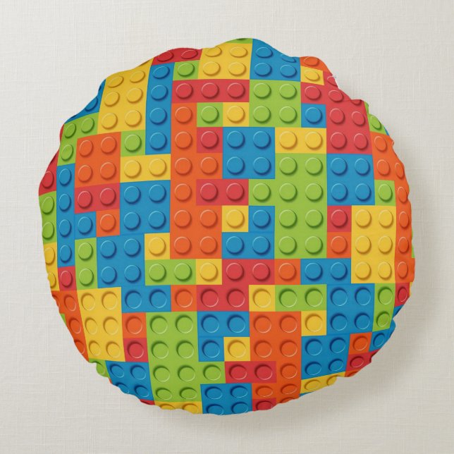 Cojín redondo (16") personalizado, Poliéster peina Rond Kussen (Achterkant)