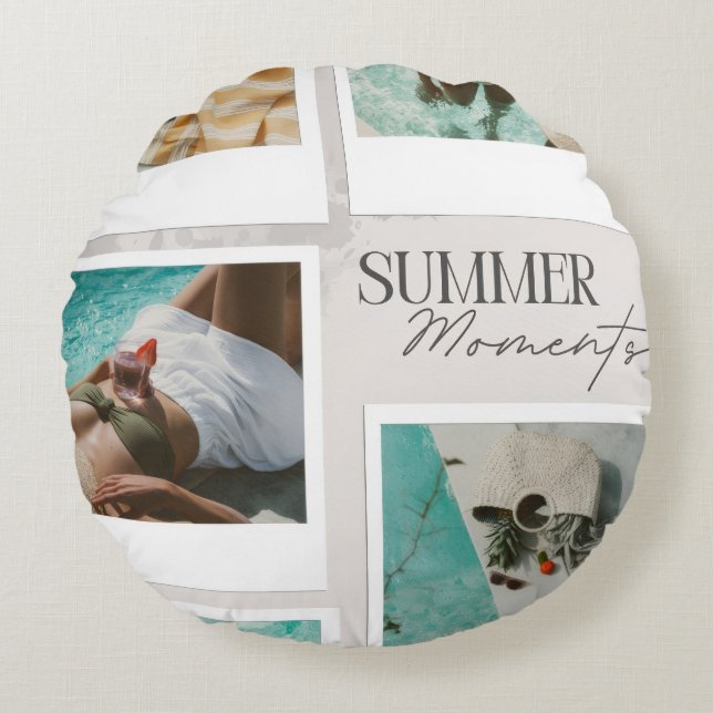 Cojín Redondo Decorativo Personalizado | Suave Rond Kussen (Voorkant)