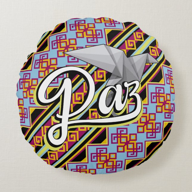 Cojín Redondo Paz Rond Kussen (Voorkant)