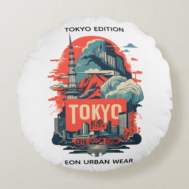 COJIN REDONDO TPKYO EDITION ROND KUSSEN (Voorkant)