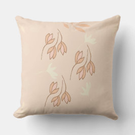 Cojin romantico con flores kussen