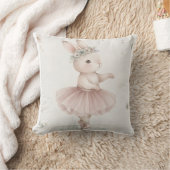 Cojín tierno con diseño de conejita,Personalizable Kussen (Deken)