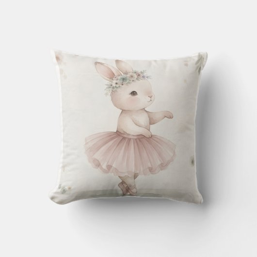 Cojín tierno con diseño de conejita,Personalizable Kussen (Voorkant)